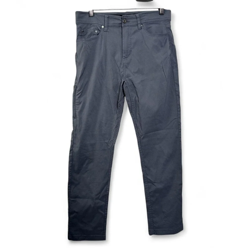 Gerry Men's Hiking Pants 32x32 Gray Stretch Utility Outdoor Trail Travel Granola
